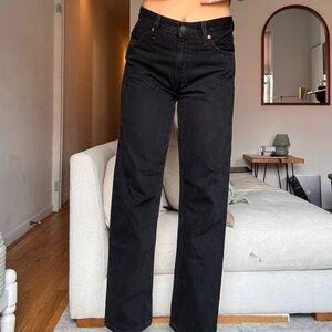 Levi’s dad jeans in black size 25
